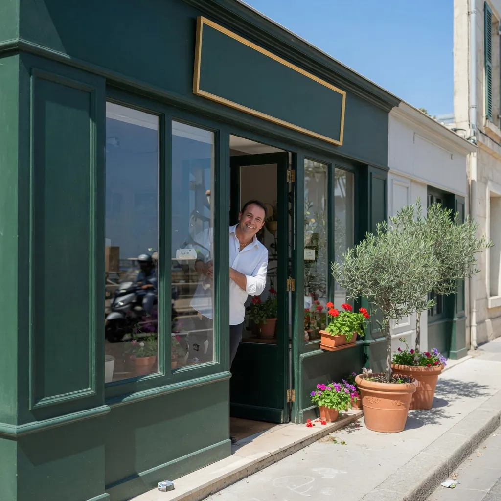 La devanture d'une boutique indépendante